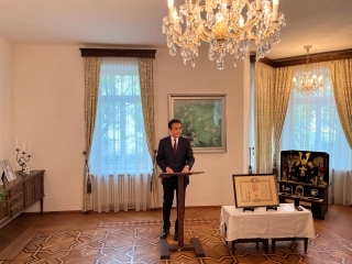 叙勲伝達式の様子